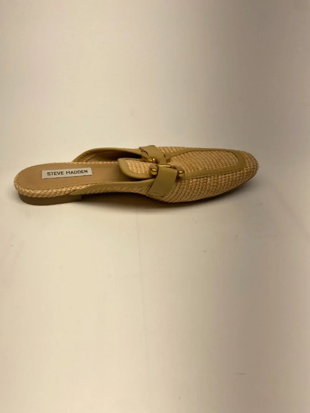 Steve Madden Women's Fortunate Raffia Loafer Sz 8.5